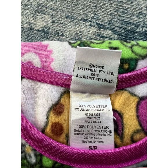 NEW! Moose Shopkins Girls Microfleece Nightgown Small - Picture 5 of 5